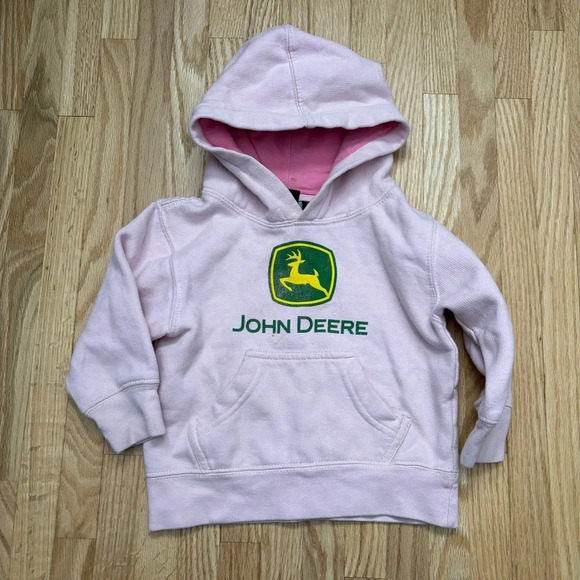 John Deere Pink Hoodie - 18 Month - Picture 1 of 5
